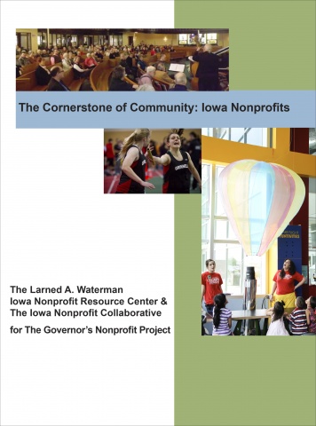 The Cornerstone of Community: Iowa Nonprofits cover