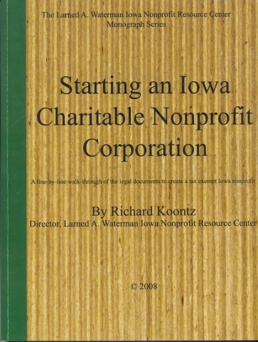 Starting an Iowa Charitable Nonprofit Corporation