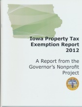 Iowa Property Tax Exemption Report 2012
