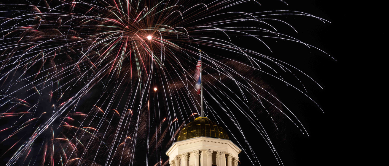 Old Capitol Fireworks